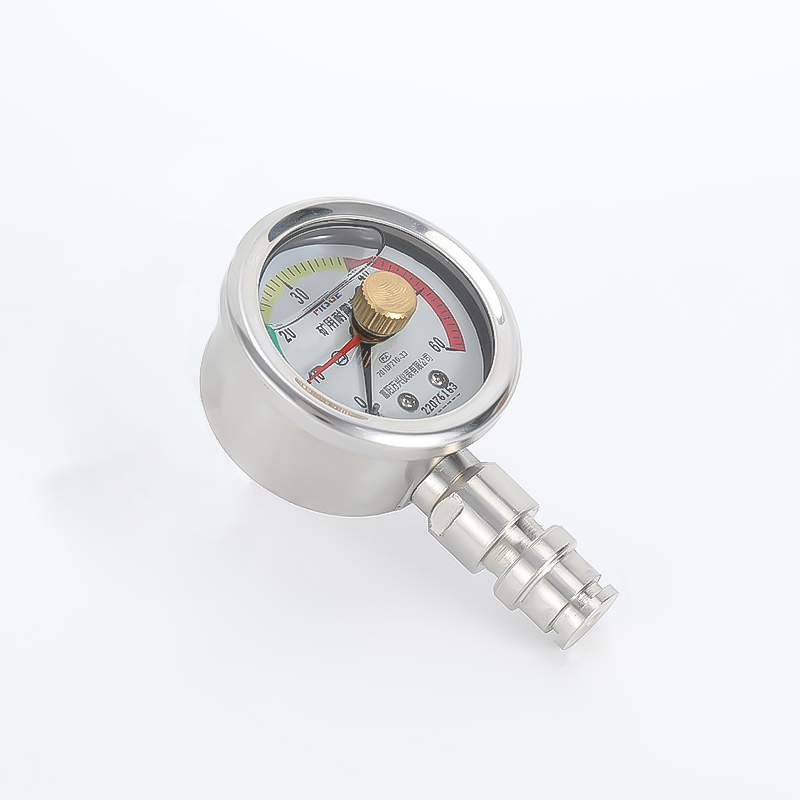 Mine seismic pressure gauge